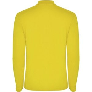 Roly PO6635 - Langarm-Polohemd mit Rippkragen und Knopfleiste