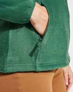 Roly CQ6413 - Damen Fleecejacke mit Hohem Kragen und Verstärkten Nähten