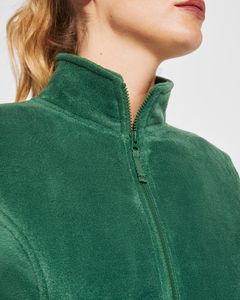 Roly CQ6413 - Damen Fleecejacke mit Hohem Kragen und Verstärkten Nähten