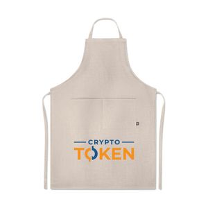 NAIMA APRON Premium Hemp Fabric Kitchen Apron with Adjustable Strap - GiftRetail MO6164