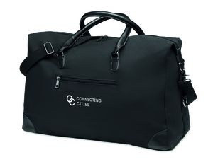 MONACO Eco-Friendly Canvas Weekend Bag with Adjustable Straps