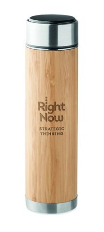 PANAY Eco-Friendly Stainless Steel Bamboo Thermos 480ml