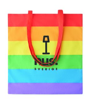 BOREALIS Eco-Friendly Rainbow Cotton Tote Bag 200 gr/m²