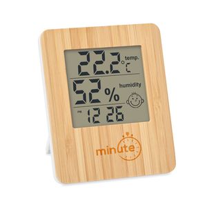 SUNCITY Wetterstation Bambus
