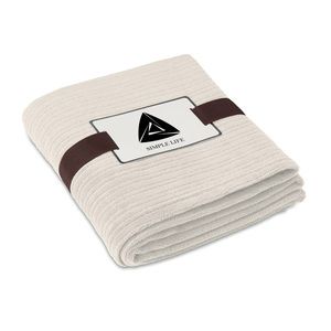 CAP CODE Luxurious Soft Fleece Blanket with Ribbon Wrap