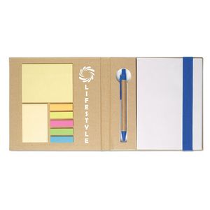 QUINCY Umweltfreundliches Notizbuch Set mit Stift - GiftRetail MO8183