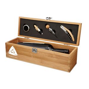TARDOR Wein-Set in Bambus-Box