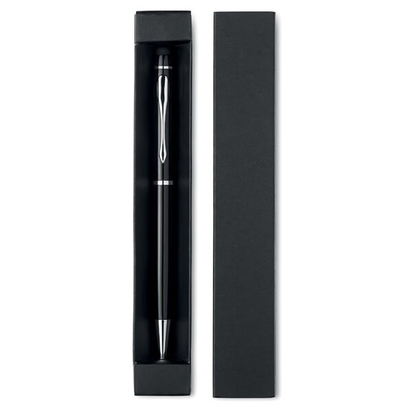 EDUAR Premium Aluminium Twist Stylus Pen with Paper Box - GiftRetail MO8476