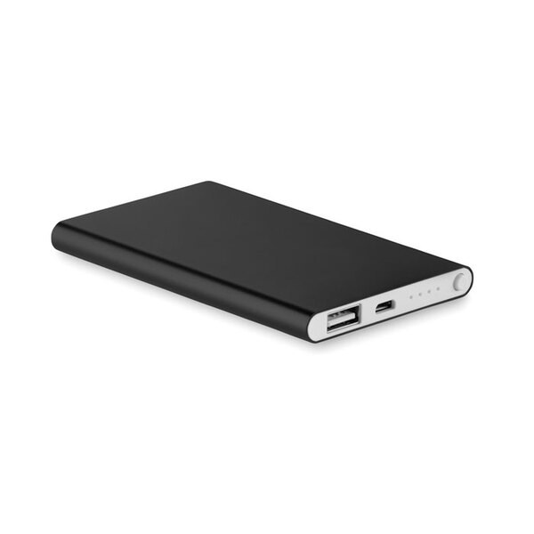 POWERFLAT Ultra Slim 4000 mAh Aluminum USB Power Bank - GiftRetail MO8735