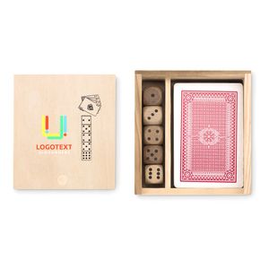 LAS VEGAS Spielkarten-Würfel-Set