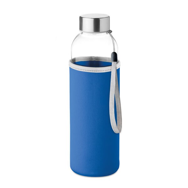 UTAH GLASS Umweltfreundliche 500ml Glasflasche mit Neoprenhülle - GiftRetail MO9358