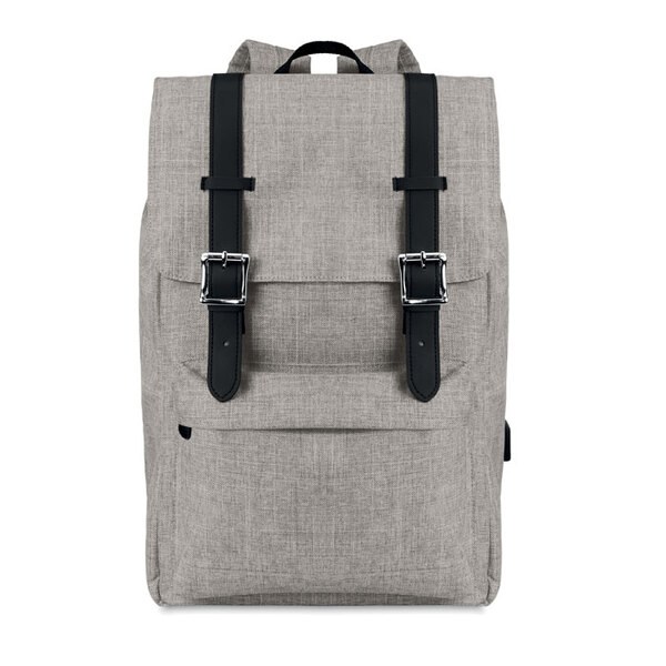 RIGA Urbaner Laptop-Rucksack mit USB-Ladefunktion - GiftRetail MO9439
