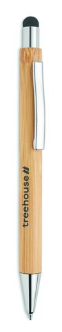 BAYBA Eco-Friendly Bamboo Stylus Pen with Blue Ink