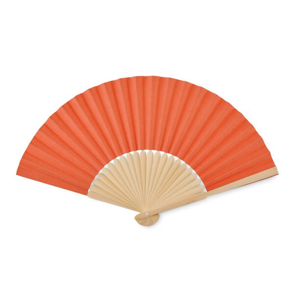 FANNY PAPER Eleganter Bambus Handfächer aus Papierstoff - GiftRetail MO6828