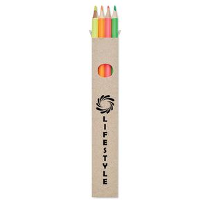 BOWY 4 Textmarker-Buntstifte