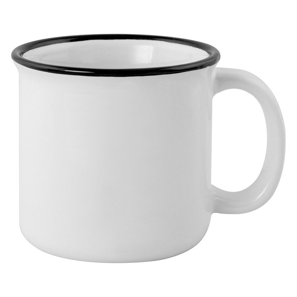 Goya 38534 - Vintage-Stil Keramikbecher, 280 ml, bunt ENAMEL