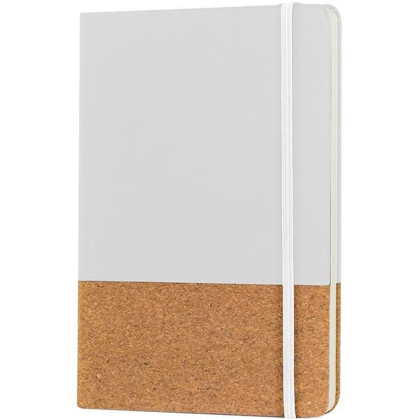 Goya 38552 - A5 Notizbuch PU-Kork Cover, Elastikband, Lesezeichen BOUND