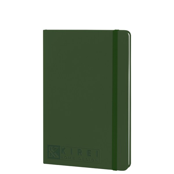 Goya 39567 - A5 Notizbuch mit PU-Cover und Gummiband, 96 cremefarbene Seiten LINED