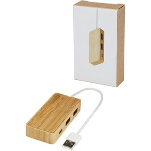 Tapas USB-Hub aus Bambus - EgotierPro 124306