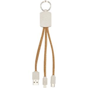Bates Weizenstroh und Kork 3-in-1 Ladekabel - EgotierPro 124294