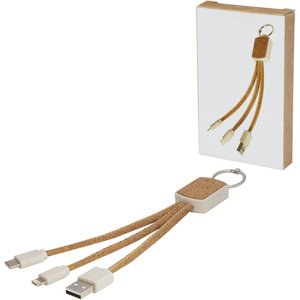 Bates Weizenstroh und Kork 3-in-1 Ladekabel - EgotierPro 124294