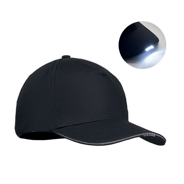 LUZCAP Baseball Kappe mit LED 220g/m² - GiftRetail MO2439