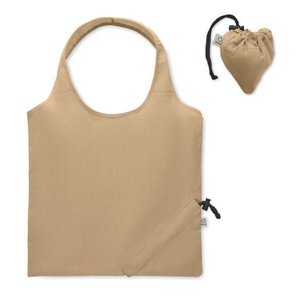 CARRIE COLOUR Foldable shopping bag 140 gr/m² - GiftRetail MO2487