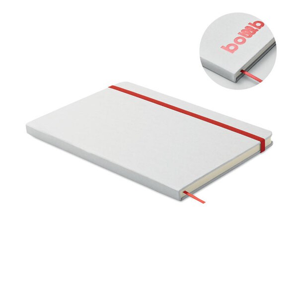 ROUTE WHITE DIN A5 Notizbuch für Gravur - GiftRetail MO2578