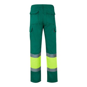 Velilla 36056 - Zweifarbige Twill-Hose mit mehreren Taschen (210 g/m²), aus Baumwolle (20%) und Polyester (80%)