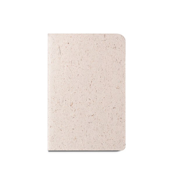 A6 notepad with flexible cover made from organic elephant matter (80%) - Egotier 93291