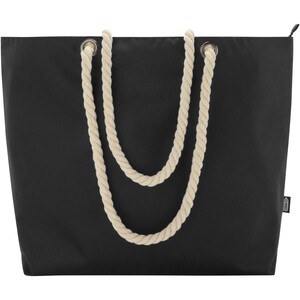 Panama GRS recycled beach cooler tote bag with cord handles 23L - EgotierPro 130079
