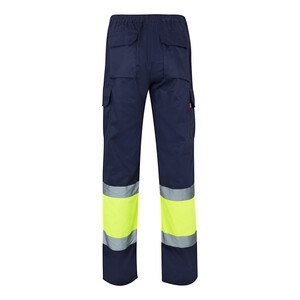 Velilla 36052 - Zweifarbige Hose aus Twill (210 g/m²), gefüttert, mit mehreren Taschen, aus Baumwolle (20%) und Polyester (80%)