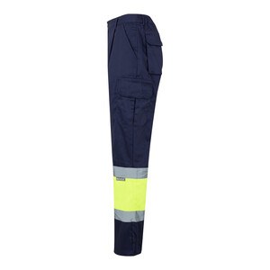 Velilla 36052 - Zweifarbige Hose aus Twill (210 g/m²), gefüttert, mit mehreren Taschen, aus Baumwolle (20%) und Polyester (80%)