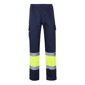 Velilla 36052 - Zweifarbige Hose aus Twill (210 g/m²), gefüttert, mit mehreren Taschen, aus Baumwolle (20%) und Polyester (80%)