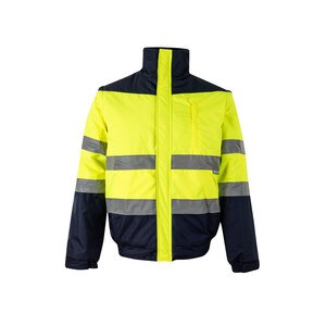Velilla 36059 - Zweifarbige Steppjacke (180g/m²) aus Polyester (100%) mit PU-Beschichtung
