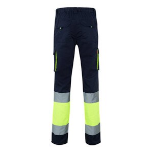 Velilla 36087 - Zweifarbige Stretch-Hose mit mehreren Taschen (240 g/m²), aus Baumwolle (46 %), EME (38 %) und Polyester (16 %)