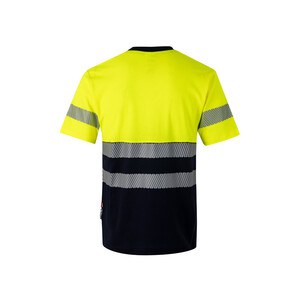 Velilla 36096 - Zweifarbiges T-Shirt aus Piqué (150 g/m²), aus Baumwolle (55 %) und Polyester (45 %)