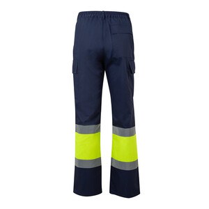 Velilla 36138 - Zweifarbige Hose aus Twill (190g/m²), Baumwolle (20%) und Polyester (80%)