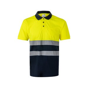 Velilla 36141 - Poloshirt (140g/m²) im Bird-Eye-Design mit kurzen Ärmeln, aus Polyester (100%)