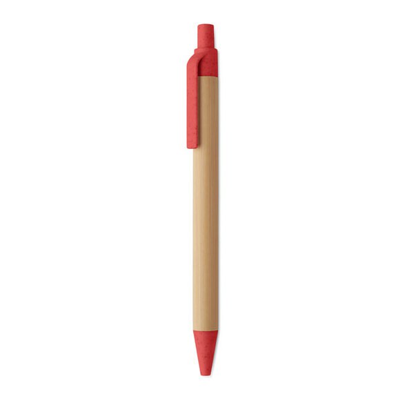 ITEA COLOUR Druckkugelschreiber mit Bambus - GiftRetail MO2635
