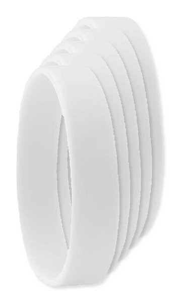 Pack mit 50 GiftRetail MO8913 - EVENT Silikon Armband 