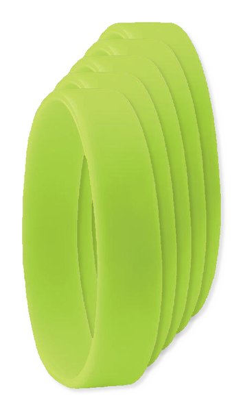 Pack mit 50 GiftRetail MO8913 - EVENT Silikon Armband 