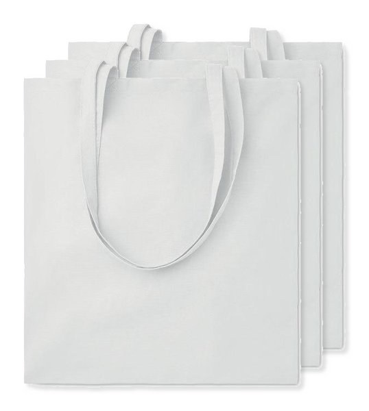 Pack mit 30 GiftRetail MO9268 - COTTONEL COLOUR + Shopping Bag Cotton 140g/m²