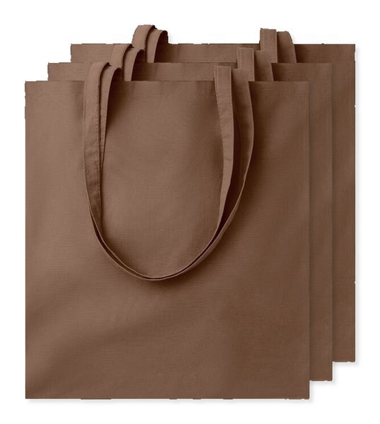 Pack mit 30 GiftRetail MO9268 - COTTONEL COLOUR + Shopping Bag Cotton 140g/m²