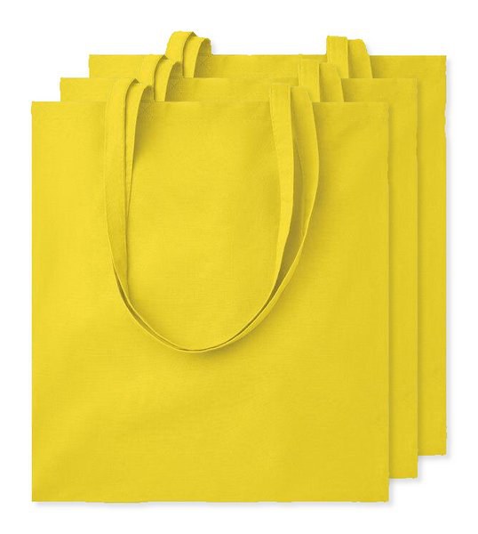 Pack mit 30 GiftRetail MO9268 - COTTONEL COLOUR + Shopping Bag Cotton 140g/m²