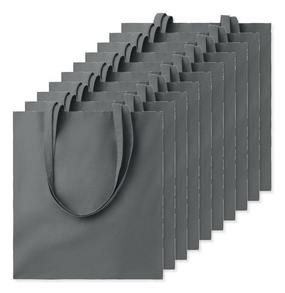 Pack mit 100 GiftRetail MO9268 - COTTONEL COLOUR + Shopping Bag Cotton 140g/m²