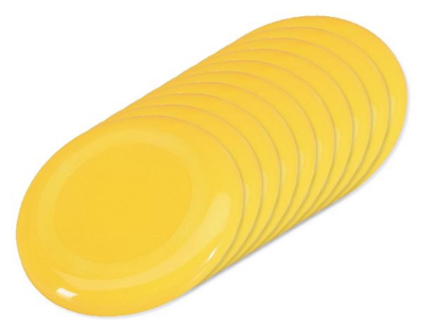 Pack mit 10 GiftRetail KC1312 - SYDNEY Outdoor Freizeit Frisbee 23 cm für Sport und Spiel