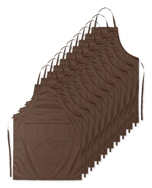Pack mit 100 GiftRetail MO8441 - FITTED KITAB Küchenschürze