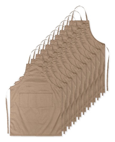 Pack mit 100 GiftRetail MO8441 - FITTED KITAB Küchenschürze