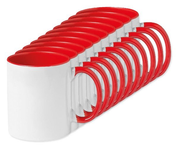 Pack mit 100 GiftRetail MO8422 - SUBLIMCOLY Kaffeebecher